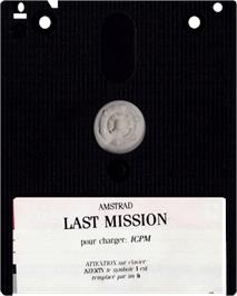 Cartridge artwork for Last Mission, The on the Amstrad CPC.