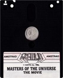 Cartridge artwork for Masters Of The Universe - The Movie on the Amstrad CPC.