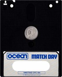 Cartridge artwork for Match Day on the Amstrad CPC.
