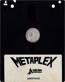 Cartridge artwork for Metaplex on the Amstrad CPC.