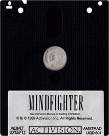 Cartridge artwork for Mind Fighter on the Amstrad CPC.