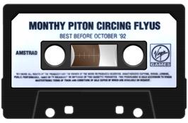 Cartridge artwork for Monty Python's Flying Circus on the Amstrad CPC.