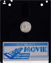 Cartridge artwork for Movie on the Amstrad CPC.