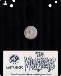 Cartridge artwork for Munsters, The on the Amstrad CPC.