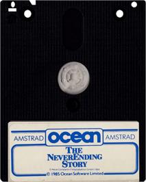 Cartridge artwork for Neverending Story, The on the Amstrad CPC.