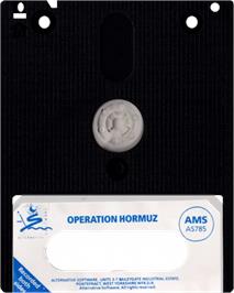 Cartridge artwork for Operation Hormuz on the Amstrad CPC.