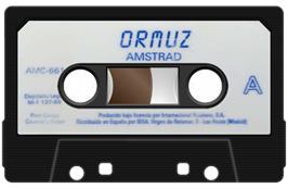 Cartridge artwork for Ormuz on the Amstrad CPC.