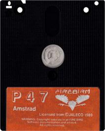 Cartridge artwork for P47 Thunderbolt on the Amstrad CPC.