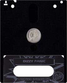 Cartridge artwork for Panic Dizzy on the Amstrad CPC.