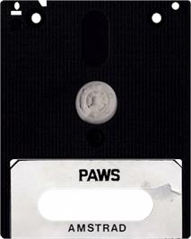 Cartridge artwork for Paws on the Amstrad CPC.