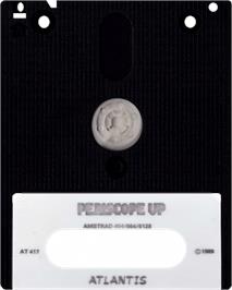 Cartridge artwork for Periscope Up on the Amstrad CPC.
