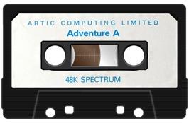 Cartridge artwork for Planet Of Death on the Amstrad CPC.
