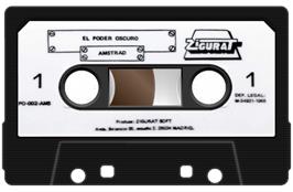 Cartridge artwork for Poder Oscuro, El on the Amstrad CPC.