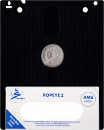 Cartridge artwork for Popeye 2 on the Amstrad CPC.