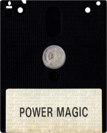 Cartridge artwork for Power Magic on the Amstrad CPC.