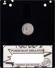 Cartridge artwork for Pro Powerboat Simulator on the Amstrad CPC.