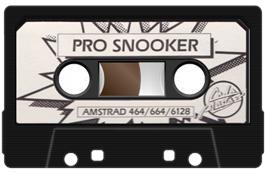 Cartridge artwork for Professional Snooker Simulator on the Amstrad CPC.
