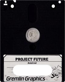 Cartridge artwork for Project Future on the Amstrad CPC.