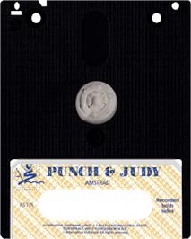 Cartridge artwork for Punch And Judy on the Amstrad CPC.