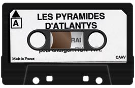 Cartridge artwork for Pyramides d'Atlantys, Les on the Amstrad CPC.