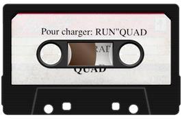 Cartridge artwork for Quad on the Amstrad CPC.