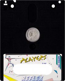 Cartridge artwork for Reflex on the Amstrad CPC.