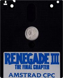 Cartridge artwork for Renegade 3 - The Final Chapter on the Amstrad CPC.