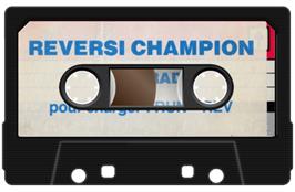 Cartridge artwork for Reversi Champion on the Amstrad CPC.