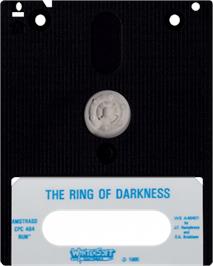 Cartridge artwork for Ring Of Darkness, The on the Amstrad CPC.