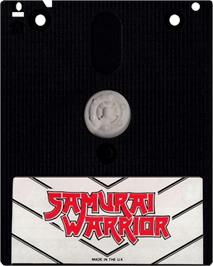 Cartridge artwork for Samurai Warrior - The Battles of.... Usagi Yojimbo on the Amstrad CPC.