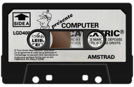 Cartridge artwork for Scalextric on the Amstrad CPC.