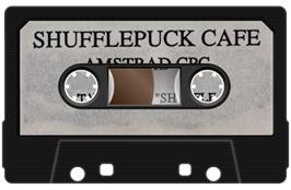 Cartridge artwork for Shufflepuck Café on the Amstrad CPC.
