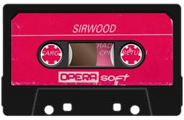 Cartridge artwork for Sirwood on the Amstrad CPC.