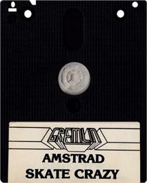 Cartridge artwork for Skate Crazy on the Amstrad CPC.
