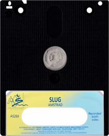 Cartridge artwork for Slug on the Amstrad CPC.