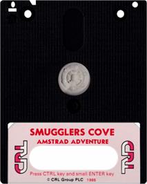 Cartridge artwork for Smugglers Cove on the Amstrad CPC.