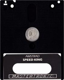 Cartridge artwork for Speed King on the Amstrad CPC.