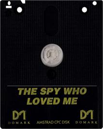 Cartridge artwork for Spy Who Loved Me on the Amstrad CPC.