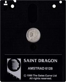 Cartridge artwork for St Dragon on the Amstrad CPC.