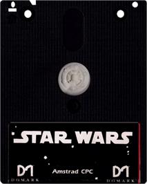 Cartridge artwork for Star Wars: Return of the Jedi on the Amstrad CPC.