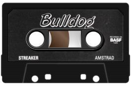 Cartridge artwork for Streaker on the Amstrad CPC.