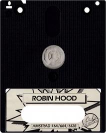 Cartridge artwork for Super Robin Hood on the Amstrad CPC.