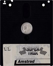 Cartridge artwork for Super Trux on the Amstrad CPC.