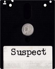 Cartridge artwork for Suspect on the Amstrad CPC.