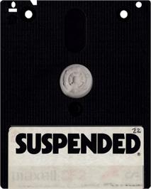 Cartridge artwork for Suspended on the Amstrad CPC.