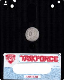 Cartridge artwork for Task Force on the Amstrad CPC.