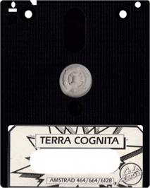 Cartridge artwork for Terra Cognita on the Amstrad CPC.