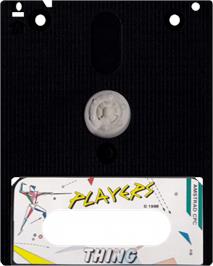 Cartridge artwork for Thing! on the Amstrad CPC.