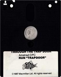 Cartridge artwork for Through The Trap Door on the Amstrad CPC.