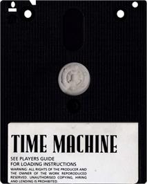 Cartridge artwork for Time Machine on the Amstrad CPC.